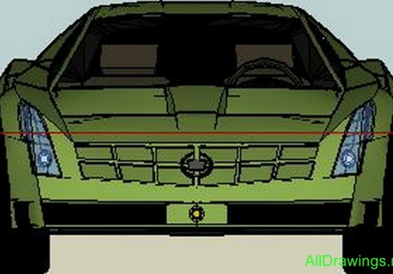 Cadillac Cien (2003) (Кадиллак Cиен (2003)) - чертежи (рисунки) автомобиля